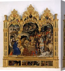 Agnus Dei Canvas Prints - Adorazione Dei Magi by Gentile da Fabriano