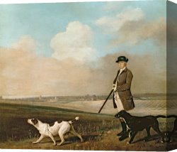 George John Pinwell Canvas Prints - Sir John Nelthorpe by George Stubbs