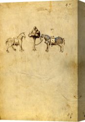 Agnus Dei Canvas Prints - Fiore Dei Liberi 21 by Getty Ms. Ludwig XV 13 01r