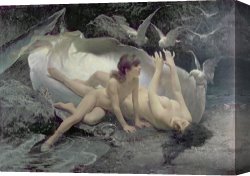 Naiad Canvas Prints - The Naiads by Gioacchino Pagliei