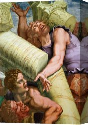 Agnus Dei Canvas Prints - Sala dei Giganti by Giulio Romano