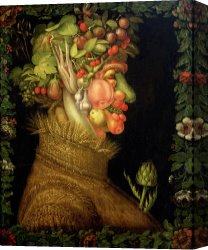 Summer Canvas Prints - Summer by Giuseppe Arcimboldo