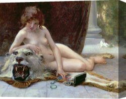Unclothed Canvas Prints - The Jewel Case by Guillaume Seignac