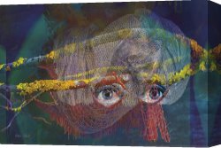 Fantasy Canvas Prints - Blowfish by Helga Schmitt