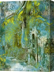 Boar Lane Canvas Paintings - Etrurian Lane by Helga Schmitt