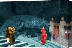 Fantasy Canvas Prints - Pret A Porter by Helga Schmitt