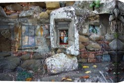 Fantasy Canvas Prints - Rocky Town by Helga Schmitt