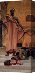 Henri Canvas Prints - Execution Without Trial under the Moorish Kings in Granada by Henri Alexandre Georges Regnault