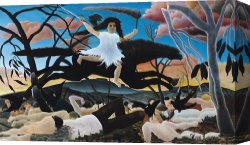 Henri Canvas Prints - War by Henri Rousseau