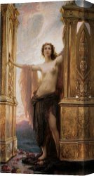 The Brandenburg Gate Berlin Canvas Paintings - The Gates of Dawn by Herbert James Draper