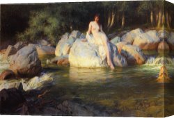 Kelpie Canvas Prints - The Kelpie by Herbert James Draper