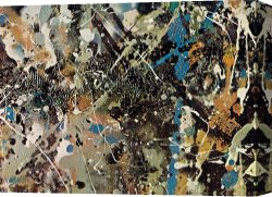 Untitled C.1951 Canvas Prints - Untitled Ii by Jackson Pollock