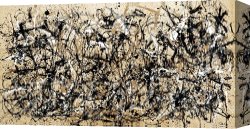 Untitled C.1951 Canvas Prints - Untitled Iii by Jackson Pollock