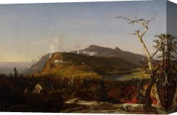 Hotel Canvas Prints - Catskill Mountain House by Jasper Francis Cropsey