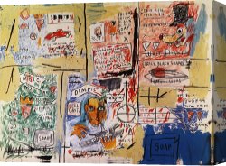 Olympics Canvas Paintings - Olympic by Jean-michel Basquiat