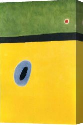 Wing of a Blue Roller Canvas Prints - The Lark's Wing Encircled with Golden Blue Rejoins The Heart of The Poppy Sleeping on a Diamond by Joan Miro