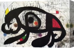 Untitled C.1951 Canvas Prints - Untitled by Joan Miro