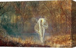John Atkinson Grimshaw Canvas Paintings - Autumn by John Atkinson Grimshaw