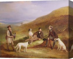 George John Pinwell Canvas Prints - Edward Horner Reynard and his Brother George by John E Ferneley