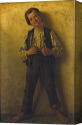 George John Pinwell Canvas Prints - Street Urchin by John George Brown