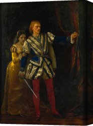 George John Pinwell Canvas Prints - The Alarm Or Thrilling Moment by John George Brown