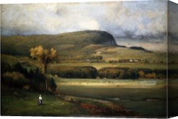 1878 Canvas Paintings - New England Valley 1878 by John James Audubon