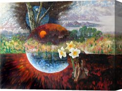 Lautermilch Canvas Prints - After The Death Of Christ by John Lautermilch