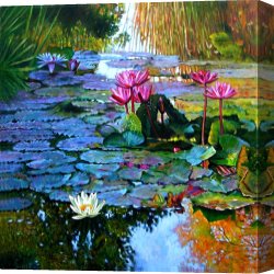The Garden of Eden Canvas Prints - Expressions from the Garden by John Lautermilch