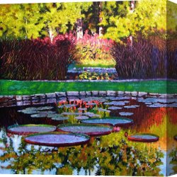 The Garden of Eden Canvas Prints - Garden Ponds - Tower Grove Park by John Lautermilch