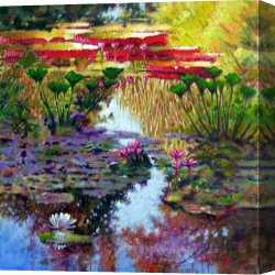 Summer Canvas Prints - Impressions of Summer Colors by John Lautermilch