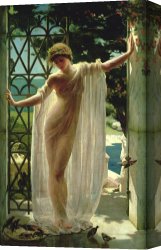 George John Pinwell Canvas Prints - Lesbia by John Reinhard Weguelin