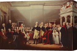 George John Pinwell Canvas Prints - The Resignation of George Washington by John Trumbull