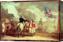 Siege of Yorktown Canvas Prints - The Surrender of Cornwallis at Yorktown by John Trumbull
