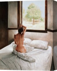 Nudity Canvas Prints - September Morning by John Worthington