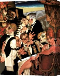 Hotel Canvas Prints - Copacabana Palace Hotel by Juarez Machado