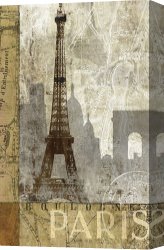 Jazz Festival in Paris Canvas Prints - April in Paris by Keith Mallett