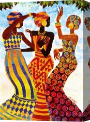 Boston Celebration Canvas Prints - Celebration by Keith Mallett