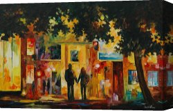 Home Canvas Paintings - Arriving Home by Leonid Afremov