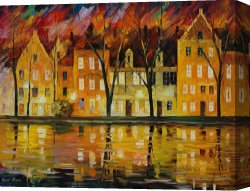 Germany: Berlin Canvas Paintings - Autumn In Germany by Leonid Afremov