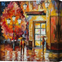 Boston Celebration Canvas Prints - Expectation Of Celebration by Leonid Afremov