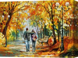 Impressionism Canvas Prints - Going Home by Leonid Afremov