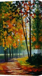 Hot Quartet Canvas Prints - Hot Noon In The Forest by Leonid Afremov