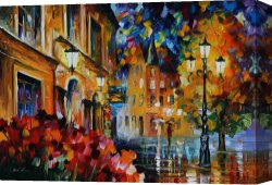 Night Canvas Paintings - Lucky Night by Leonid Afremov
