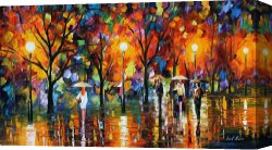 Song of The North Canvas Prints - The Song Of The Rain by Leonid Afremov