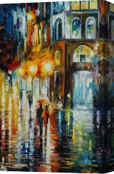 City by The Bay Canvas Prints - West Palm Beach - City Place by Leonid Afremov