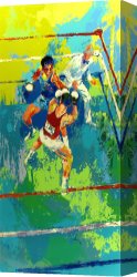 Olympics Canvas Paintings - Olympic Boxing, Moscow 1980 by Leroy Neiman