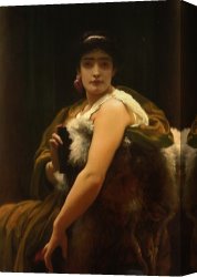 Beacon of Hope Canvas Prints - Twixt Hope And Fear by Lord Frederick Leighton