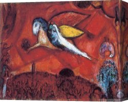 Song of The North Canvas Prints - Study to Song of Songs Iv 1958 4 by Marc Chagall