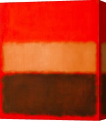 Untitled C.1951 Canvas Prints - Untitled 6 by Mark Rothko