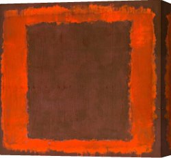 The End of Dinner Canvas Prints - Untitled Mural for End Wall by Mark Rothko